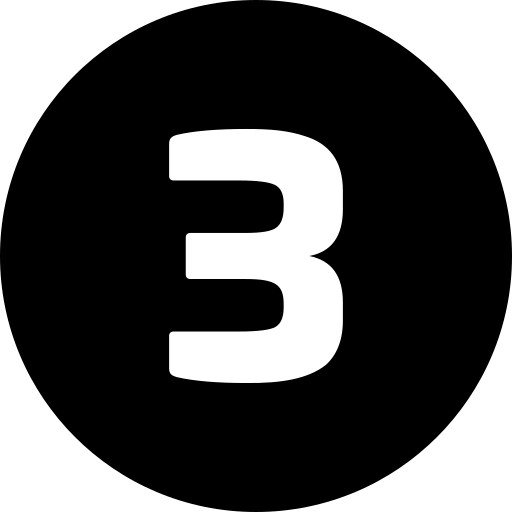 três Generic Glyph Ícone