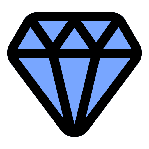 Gem Generic Outline Color icon