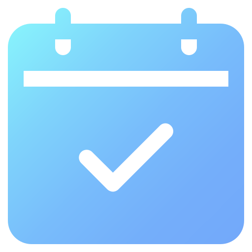 kalender Generic Flat Gradient icon