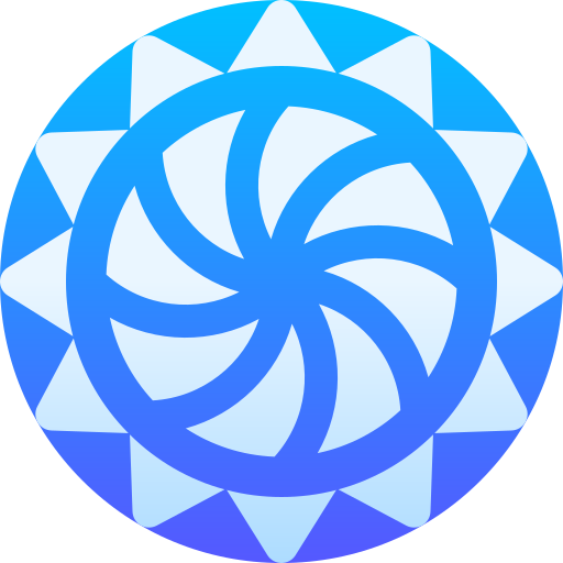 Mandala Basic Gradient Gradient icon