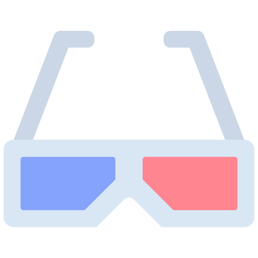 3d-brille Generic Flat icon