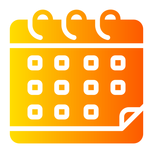 kalender Generic Flat Gradient icon