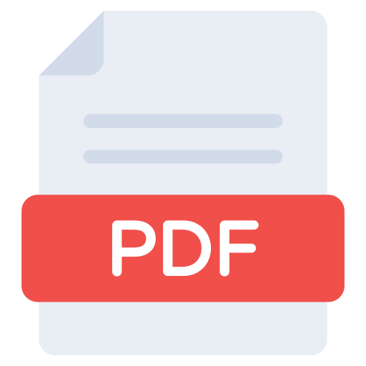 format pliku pdf Generic Flat ikona