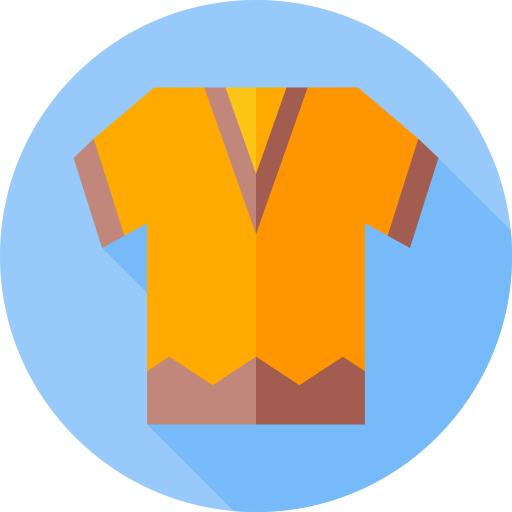 t-shirt Flat Circular Flat icon