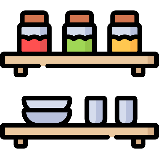 Shelves Special Lineal color icon