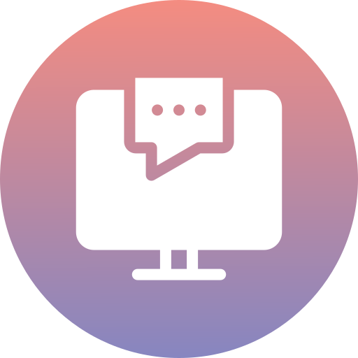 Chat Generic Flat Gradient icon