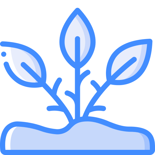 잎 Basic Miscellany Blue icon