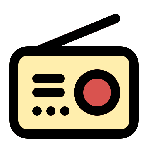 라디오 Generic Outline Color icon