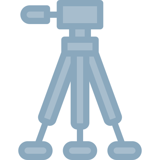 Tripod Detailed color Lineal color icon