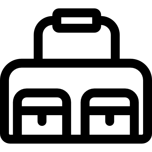 sac Basic Rounded Lineal Icône