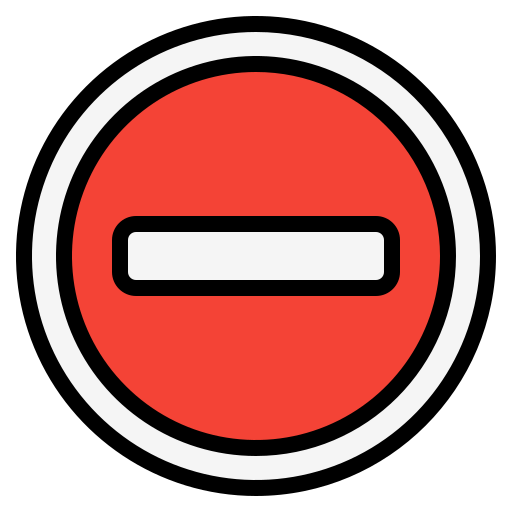 stoppschild Generic Outline Color icon