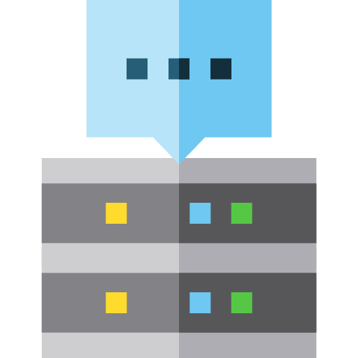 server Basic Straight Flat icon