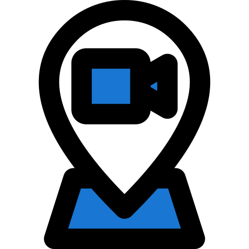 lokalizacja Generic Fill & Lineal ikona