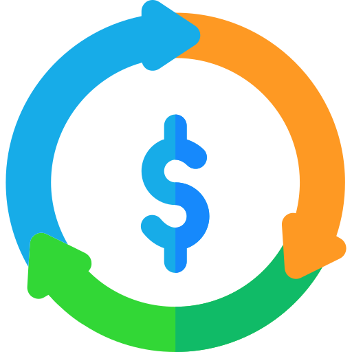 dólar Basic Rounded Flat Ícone