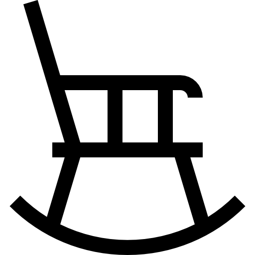 schommelstoel Basic Straight Lineal icoon