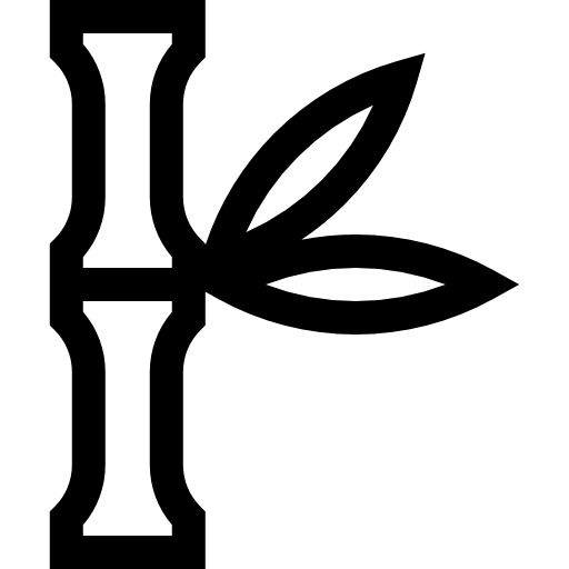 bambus Basic Straight Lineal ikona