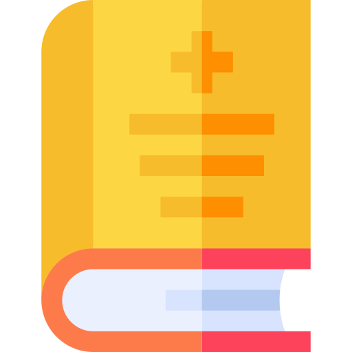 Bible Basic Straight Flat icon