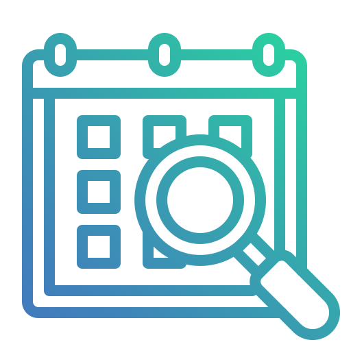 calendrier Generic Gradient Icône