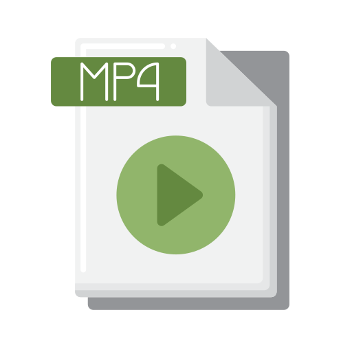 mp4 Flaticons Flat ikona