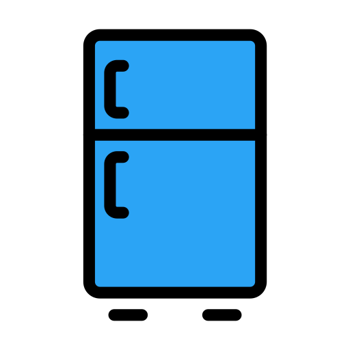 kühlschrank Vector Stall Lineal Color icon