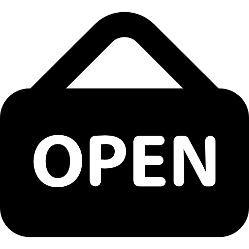 Mall Open Sign  icon