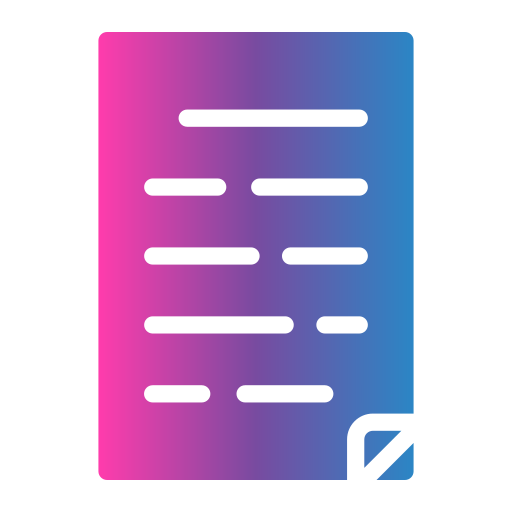 Document Generic Flat Gradient icon