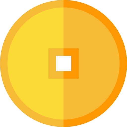 Coin Basic Straight Flat icon