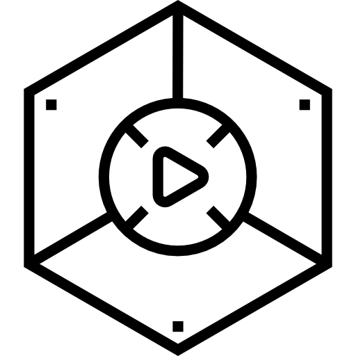 cube Detailed Straight Lineal Icône