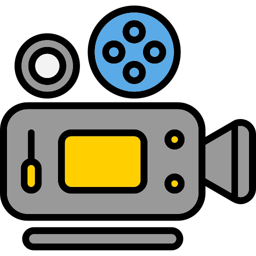 Video camera Generic Outline Color icon