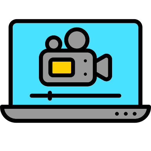 Edit video Generic Outline Color icon