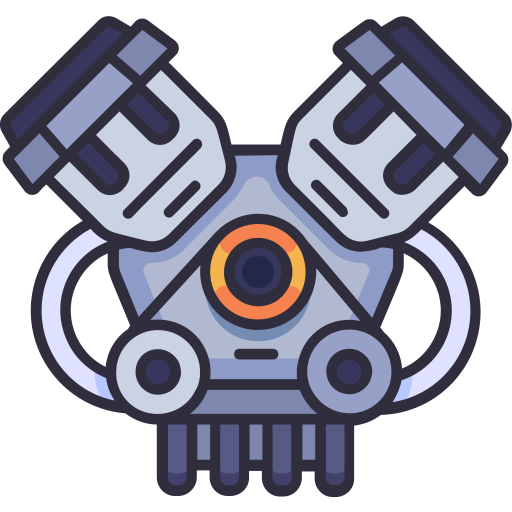 Engine Generic Outline Color icon