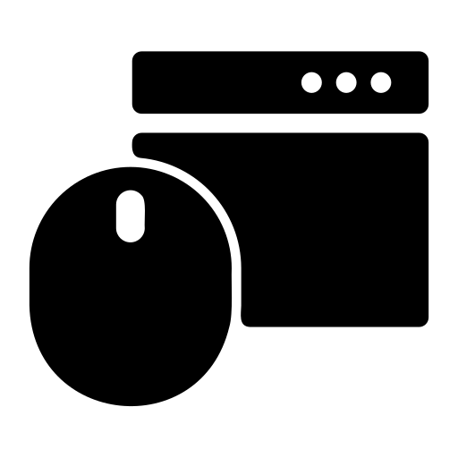 clic Generic Glyph icona