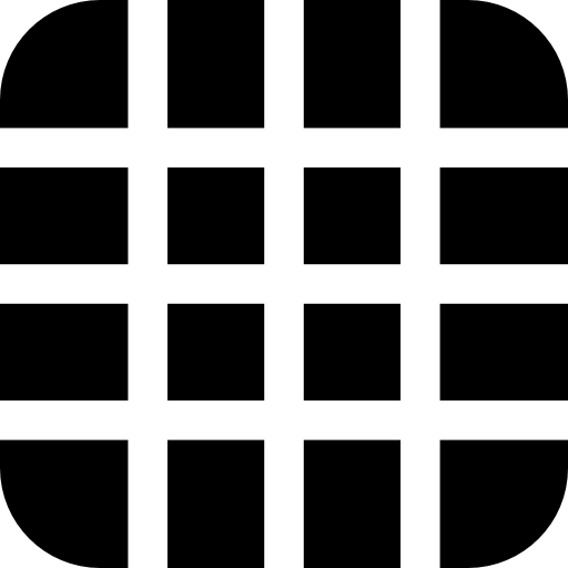 gaufre Basic Rounded Filled Icône