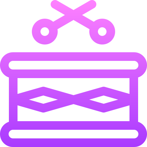 tambouriner Basic Gradient Lineal color Icône