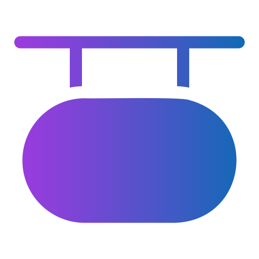 楕円形 Generic Flat Gradient icon