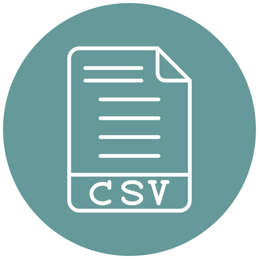 csv Generic Flat icon