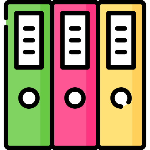 Document Special Lineal color icon