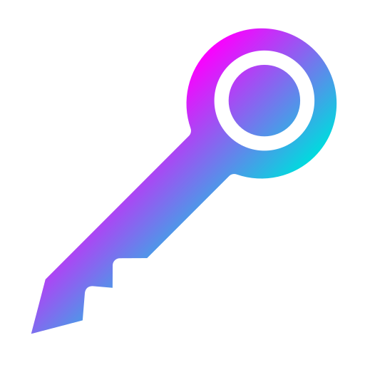 Key Generic Gradient icon