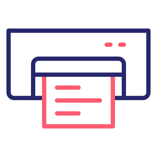 Printer Generic Outline Color icon