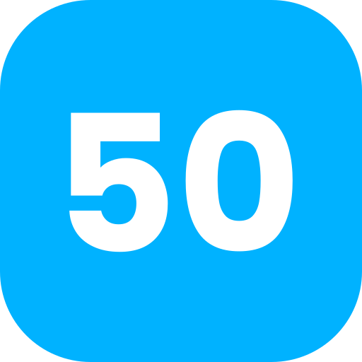 50 Generic Flat Ícone