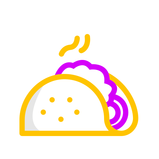 tacos Generic Outline Color Icône