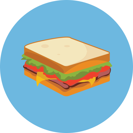 sandwich Generic Circular icoon