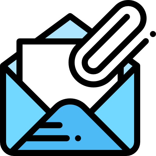 email Detailed Rounded Lineal color icon