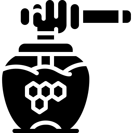 słoik miodu Generic Glyph ikona