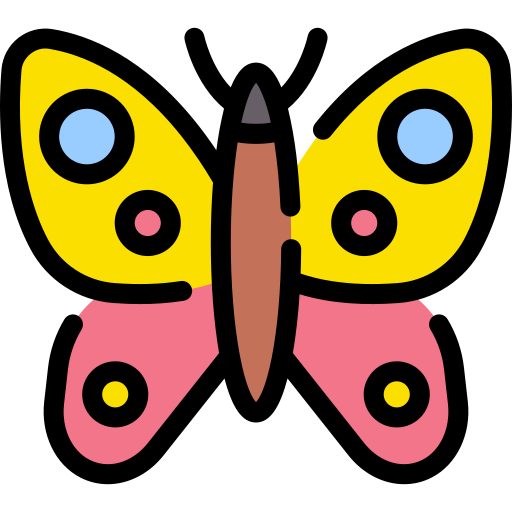 schmetterling Generic Outline Color icon