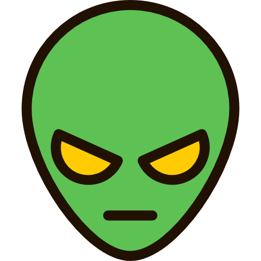 Alien Good Ware Lineal Color icon