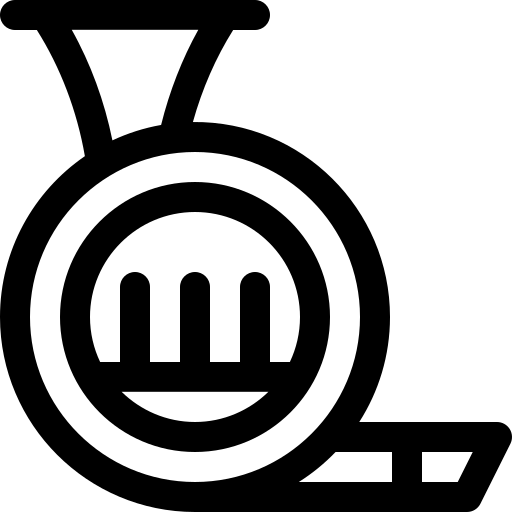 tuba Basic Rounded Lineal icoon