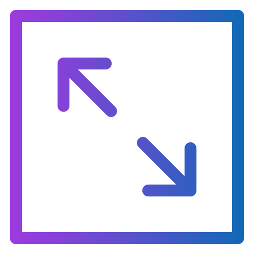 最大化する Generic Gradient icon