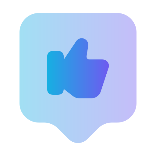 Like Generic Flat Gradient icon