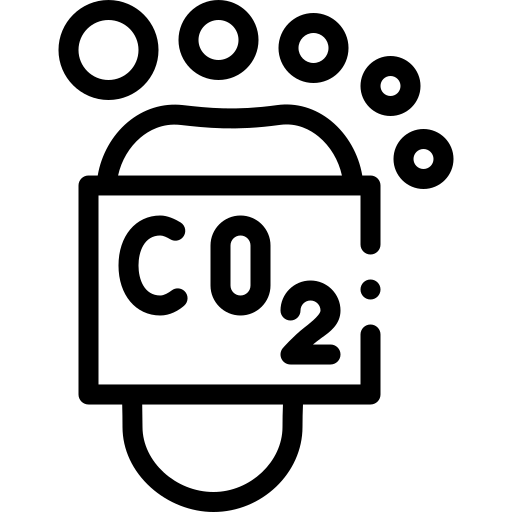 co2 Detailed Rounded Lineal Ícone